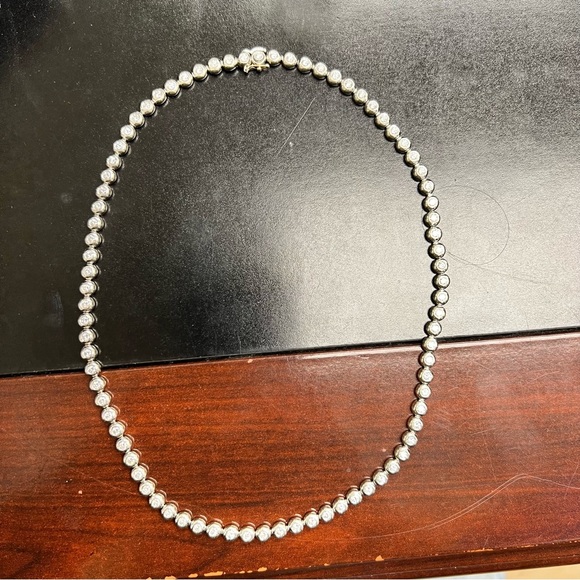 Tiffany & Co. Diamond Necklace in Platinum, '5.50 CTW' - Picture 4 of 11